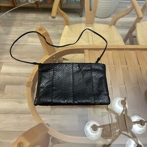 Vintage Snake Skin Leather Bag / Clutch